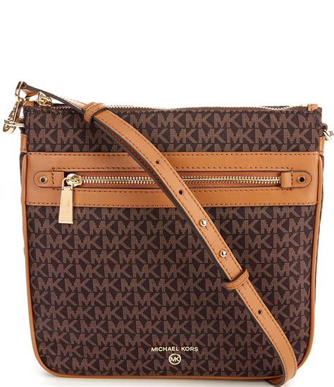 michael kors jet set item crossbody signature bag